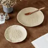 Plato Ondulado Estilo Retro Plato Cerámico Plato de Forma Irregular Plato para el Hogar Plato para Postre Plato para Comida Occidental Plato para Bistec Vajilla Venta al por Mayor