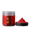 Polvo de Cinabrio, Piedra Cruda de Cinabrio Natural Genuina, Uso Auténtico Taoísta de Mineral Crudo para Caligrafía, Coloración de Pintura China, Colgante, Cinabrio Puro