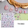 Zhengxiang Nuevos Pegatinas Lindas de Arte para Uñas Rosas DIY Joyería para Uñas INS Unicornio Celebridad de Internet Pegatinas de Arte para Uñas