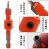 Broca countersink de haste hexagonal para marcenaria, broca countersink de dupla aresta, punção countersink de aço rápido, broca countersink de haste hexagonal para marcenaria