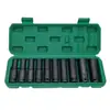 Llave de carraca eléctrica, juego de 10 piezas de vasos extendidos, juego original largo, taladro eléctrico manual especial para reparación, alta potencia