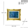 Imanes para Refrigerador Estéreo 3D de Pinturas Famosas del Mundo Serie Van Gogh Artesanías de Resina Coleccionables Conmemorativos Comercio Exterior Transfronterizo