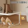Estante divisorio para zapatero, estante divisorio para zapatero, armario divisorio de dormitorio, estante de almacenamiento de doble capa, solución de almacenamiento de zapatos