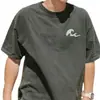 Camiseta de Verano Nueva de Manga Corta para Hombre Europea y Americana Transfronteriza 2025 Impresión 3D Casual de Moda Cuello Redondo Versátil