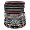 Cinta de Encaje Étnico Miao de 1.5 cm de Ancho Accesorios para Ropa Bordado Hecho a Mano Tira de Tela para Puños y Escote
