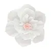 Habitación de Boda Flor Plegada Flor de Papel Crepé 3D Decoración para Casa Nueva Mesita de Noche Dormitorio Pared de Fondo Arreglo Suministros para Celebración de Boda