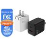Carregador Rápido PD35W Certificado ETL Padrão EUA Adequado para Celulares Apple iPhone 1718, Carregador 3C Padrão Chinês