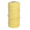 Cordón de algodón de 3 mm de color, tejido a mano, para atar tapices, etiquetas, macetas, etc.