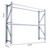 Estante para Ropa Almacén Ropa Estante para Planchar Ropa Venta al por Mayor Desmontable Tubo Redondo Almacenamiento Tienda de Ropa Estante de Acero de Doble Barra