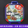 Serie YunnanAtracciones Culturales y Creativas ÚnicasXishuangbannaCiudad TurísticaSouvenirImanes de Refrigerador de Madera