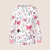 Temu Novo em Estoque Manga Longa Estampada Roupa de Trabalho de Doutora para Mulheres, Jaqueta Quente Elástica de Secagem Rápida, Uniforme Médico Móvel, Roupa Cirúrgica