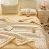 Colcha de Verano de Algodón de Xinjiang Fresca y Sencilla Estilo Ins, Grado A para Maternidad e Infancia, Colcha de Aire Acondicionado de Doble Capa de Gasa, Colcha de Dibujos Animados de Algodón Puro para Dormitorio