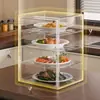 Caja de Almacenamiento de Alimentos a Prueba de Polvo Personalizada, Exhibidor Totalmente Transparente, Gabinete de Almacenamiento de Bolsas, Caja de Exhibición de Figura Lbubu Extra Grande