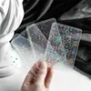 Funda rígida de plástico B8 álbum pequeño de 3 pulgadas portatarjetas postales polaroid portafotos funda protectora funda rígida laminada para tarjetas