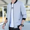Abrigo Estilo Coreano para Hombre Primavera y Otoño Nuevo Traje de Béisbol para Jóvenes Top Casual Versátil Chaqueta Ropa de Hombre de Moda