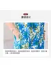 Vestido floral de mamá, nuevo modelo verano 2026, para mediana edad y mayores, hecho de algodón rayón, corte holgado, estampado, vestido de longitud media