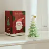Velas de Árbol de Navidad Creativas Hechas a Mano Fragancia Souvenirs Velas Adornos con Forma de Navidad Velas de Aromaterapia Personalización