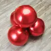 Balão de alumínio 4D de 10 polegadas em formato de bola para decoração de shopping, casamento, tridimensional, personalizado especial, layout para festa de aniversário com lançamento