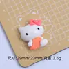 Lindos y Lindos Dibujos Animados de Animales Accesorios de Joyería Hechos a Mano DIY Pegamento de Crema Resina Pequeños Accesorios Hebilla de Zapato con Agujero Material