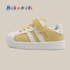 Zapatos Blancos para Niños 2025 Otoño Nuevos Tenis Casuales para Niñas con Punta de Concha Suela Suave Zapatos Deportivos para Niños Tenis para Niños
