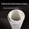 Atacado branco resistente ao desgaste placa de borracha jateamento de areia sala almofada de borracha resistente a ácidos e álcalis almofada de mesa leitosa vácuo branco placa de borracha de alta elasticidade