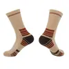 Calcetines deportivos de lana Merino transfronterizos, calcetines para senderismo y escalada, planta de rizo engrosada, calcetines de running cálidos y transpirables de media pantorrilla
