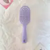 Peine de Dibujo Animado para Estudiantes, Celebridad de Internet, para Cabello Esponjoso, Peine Grande Curvo con Forma de Espiral para Mosquitos, Peine de Hueso con Mango Largo Hueco, Peine de Costilla para Cabello Rizado
