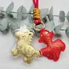 Llavero de Oro Puro 999 "Hazte Rico al Instante", Regalo de Año Nuevo del Año del Caballo, Colgante de Caballo Pequeño, Recuerdo para la Prosperidad Instantánea