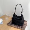2024 Outono e Inverno Nova Moda Grande Capacidade Bolsa Crossbody Feminina Nicho High-end Moda Camurça Leopardo Estampa Bolsa de Ombro