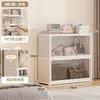 Gabinete de Almacenamiento Transparente Multicapa para el Hogar, de Pie para Dormitorio, Estante de Almacenamiento Simple a Prueba de Polvo, Gabinete de Almacenamiento para Bolsas de Juguetes