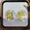 Pegatina de Teléfono de Oro Puro 999 para la Riqueza, Atrae la Fortuna de Todas las Direcciones, Acumulación Diaria de Riqueza, Regalo de 2 mg, Entrega Directa de Fábrica
