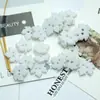 Botões de Resina Brancos com Duas Casas Folha de Bordo para Camisas, Cardigãs, Casacos Trench, Roupas Infantis Botões Decorativos, Fitas de Gorgurão com Bolinhas Costuradas à Mão