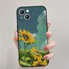 Funda para iPhone 15 con diseño de ramo de girasoles sencillo