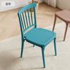 Cadeira de Jantar com Encosto de Plástico Espessada para Quarto de Aluguel Casa Estilo Creme Cadeira de Jantar Cadeira Windsor Mesa de Jantar Banco Banco de Jantar