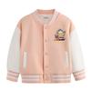 Jaqueta Infantil Primavera e Outono 2026 Nova Estilosa Jaqueta de Beisebol Coreana Roupa de Outono Americana Top de Outono Infantil