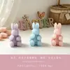 Venta Caliente Transfronteriza Flor de Rosa de Pascua Forma de Conejo Vela Aromática Adorno Aromático Regalo Aromático Hecho a Mano