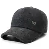 Estilo Nuevo de Invierno para Hombres de Mediana Edad y Mayores, con Forro de Terciopelo Grueso, Resistente al Frío, Gorra de Béisbol, Protección para los Oídos al Aire Libre, Gorra Cálida de Pico de Pato, Gorro de Algodón a Prueba de Viento