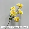 Flores de Casamento Amarelas Falsas Flores para Caminho de Palco Arranjo de Noivado Flores de Chão Decoração de Casa Enfeites de Flores Artificiais
