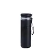 Caneca infusora de chá do fabricante com separação de chá e água, caneca térmica de aço inoxidável 304 com isolamento a vácuo, caneca de chá floral criativa, caneca térmica portátil