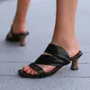 Sandalias Transfronterizas de Comercio Exterior con Tacones de Copa de Vino, Punta Abierta, Talla Grande 40-50, Mocasines de Colores Caramelo en Azul, Morado, Rojo Rosa, Blanco, Negro y Albaricoque