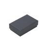 Caja de Joyería de Papel Kraft Negro Pulsera Collar Anillo Caja de Joyería Pequeña Sobre Colgante Regalo Caja de Embalaje de Papel