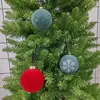 Bolas de Navidad Afelpadas Adornos para Árbol de Navidad Decoraciones de Bolas Afelpadas Navideñas Decoraciones Colgantes para Regalo Pe Bolas Afelpadas Mixtas para Árbol de Navidad