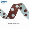 Cinta de tela de doble cara con puntos de color a juego para sombreros, lazos, cajas de regalo, accesorios de embalaje, cintas para hornear