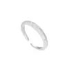 Anillo Abierto Cielo Estrellado Brillante de Plata de Ley S925 Nuevo 2025 Moda Simple Gama Alta Anillo para Dedo Índice de Pareja