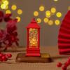 Lâmpada de vento Deus da riqueza Lâmpada de óleo pequena Decoração de presente de ano novo Enfeites criativos de mesa Luz noturna LED luminosa Deus da riqueza