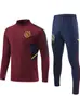 Conjunto de Uniforme de Entrenamiento de Fútbol para Otoño e Invierno para Hombre, Uniforme de Equipo de Competición Estampado de Manga Larga, Uniforme de Apariencia, Chaqueta Informal