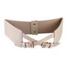 Cinturón Retro Estilo Coreano con Cintura Sellada para Mujer, Hebilla Doble Cruzada, Decoración, Moda Versátil, Cinturón Ancho Elástico G227
