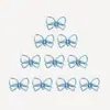 Clips para papel con forma de lazo, ramos de flores, tarjetas, suministros para floristería, manualidades DIY, alfileres, marcapáginas, materiales de arte floral, al por mayor