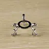 Base de Bola de Cristal Artificial Natural Cristal Base Cóncava de Cristal Vidrio Trapezoidal Madera Maciza Metal Base de Bola Redonda Puede Grabar Texto Soporte para Bola
