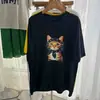 Camiseta de Manga Corta de Algodón Puro Estilo Americano High Street de Nicho para Mujer 2026 Nuevo Estilo de Verano Holgada y Relajada Súper Bonita con Cuello Redondo